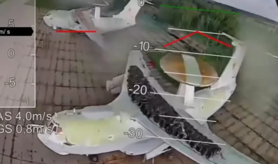 Ουκρανικό UAV drone σε επιχειρησιακή αποστολή